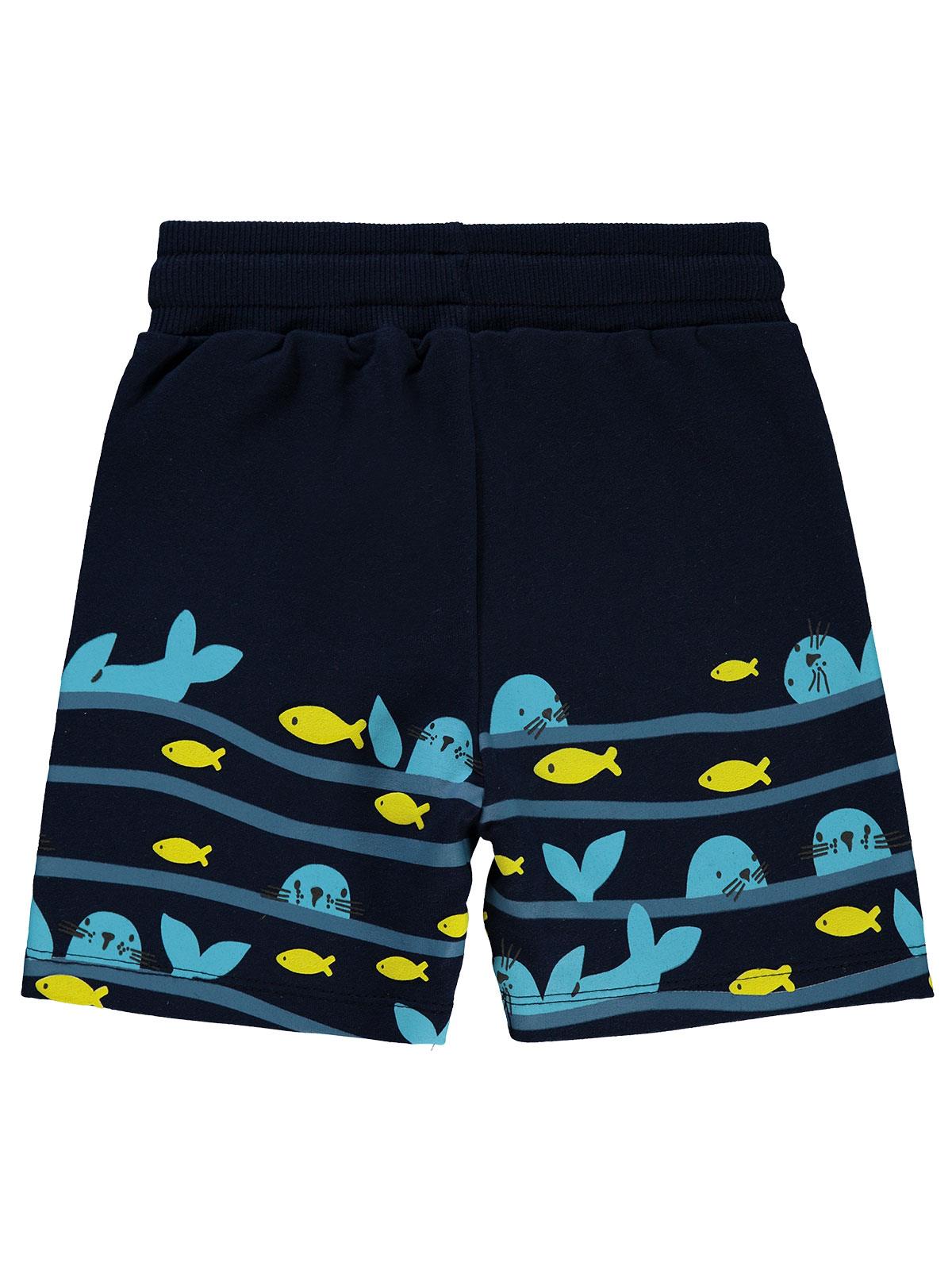 Civil Boys Fok Baskılı 2-5 Yaş Kapri - Lacivert