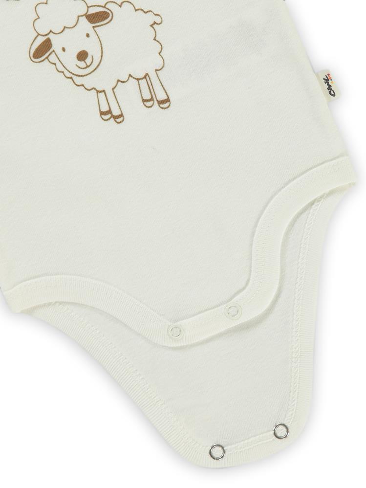 Civil Baby Dedesi'Nin Minik Kuzusu Sfr.Kol1-36 Ay Çıtçıtlı Badi - Ekru