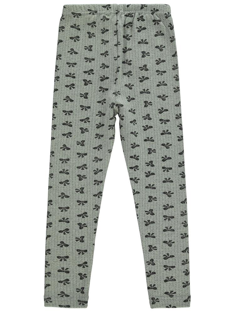 Civil Girls Fiyonk Desenli 10-13 Yaş Tayt - Gri