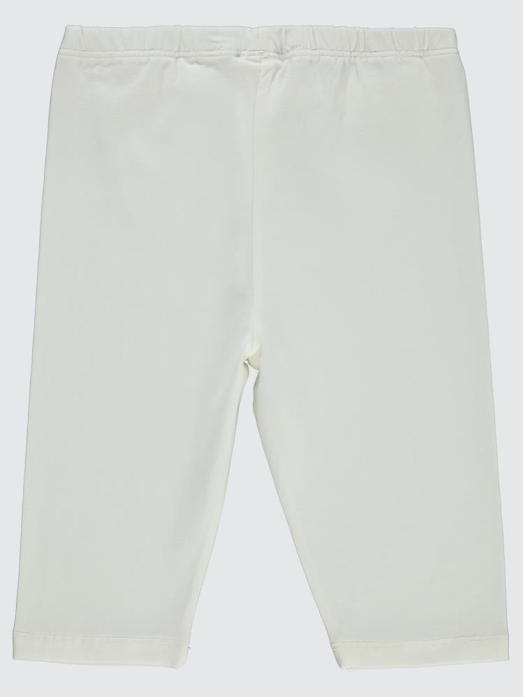 Civil Girls Kısa 6-9 Yaş Tayt - Ekru