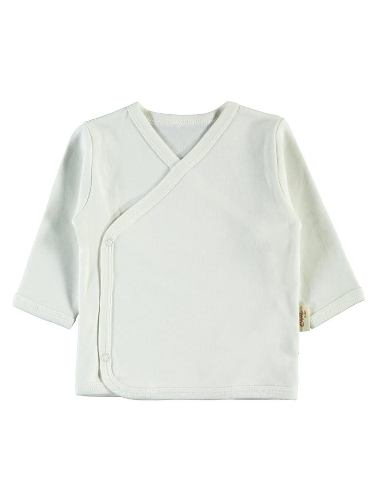 Civil Baby Organik Pamuklu İç Dış Zıbın - Ekru