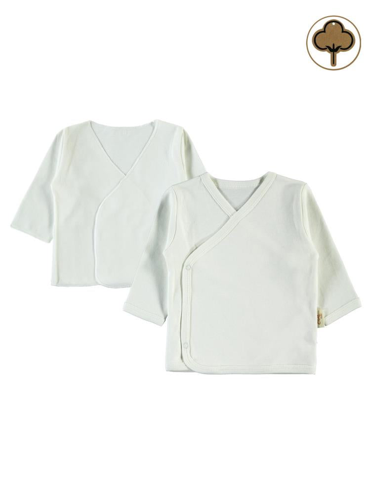 Civil Baby Organik Pamuklu İç Dış Zıbın - Ekru