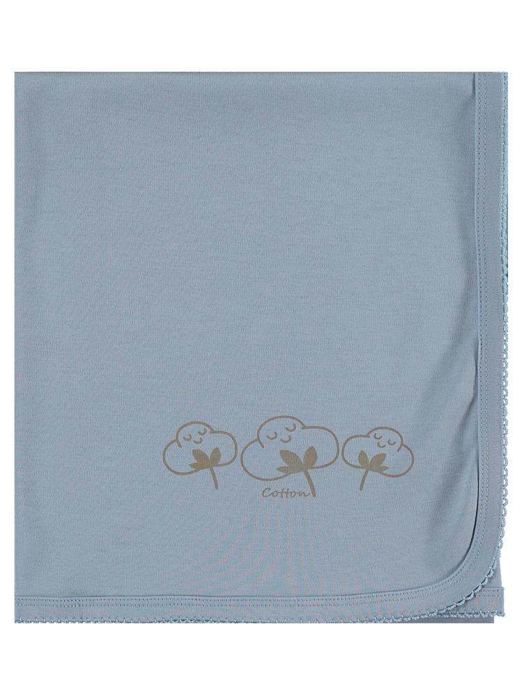 Civil Baby Organik Pamuklu Tek Kat Battaniye - Mavi