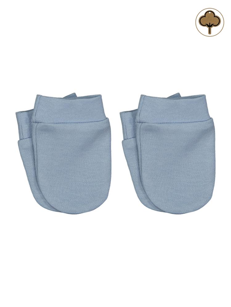 Civil Baby Bebek Organik 2'li Eldiven 0+ Ay - Mavi