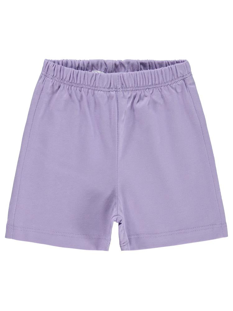 Civil Baby Yandan Dikişli 6-18 Ay Unisex Şort - Lila