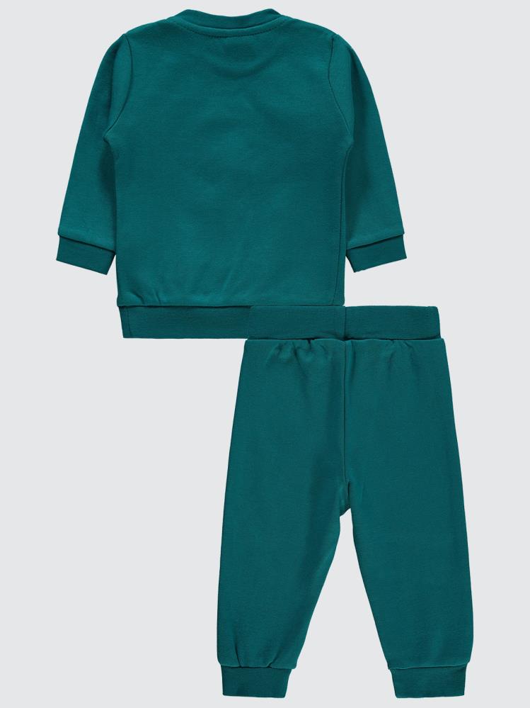 Civil Baby Kurbağa Baskılı 6-18 Ay Takım - Yeşil