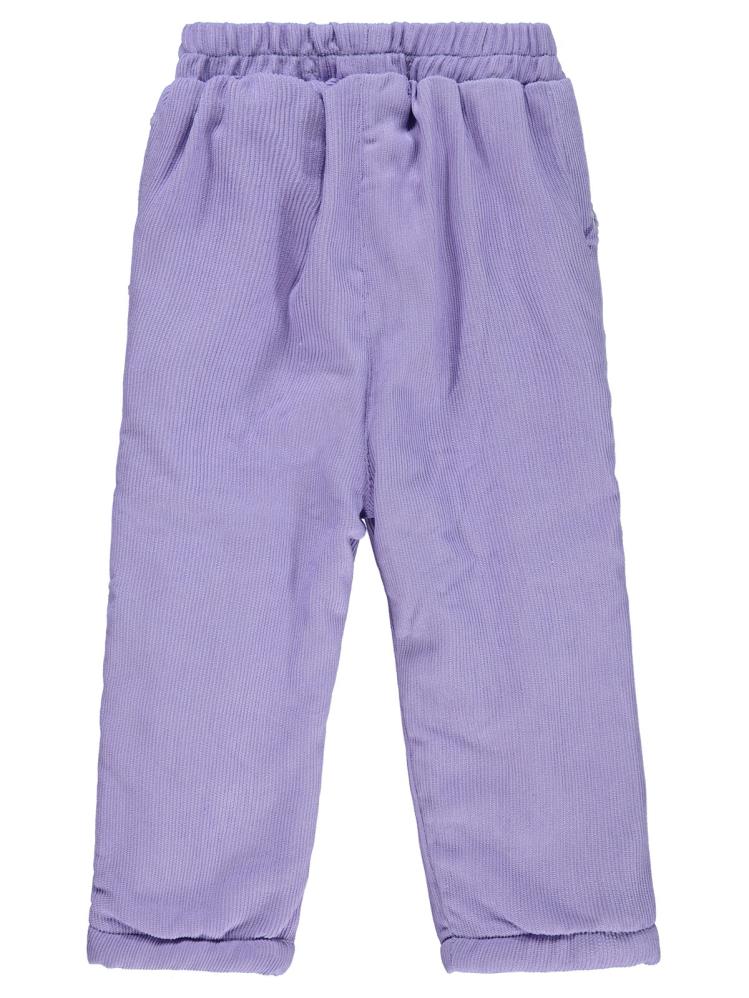 Civil Girls Basic Velsoftlu 2-5 Yaş Pantolon - Lila