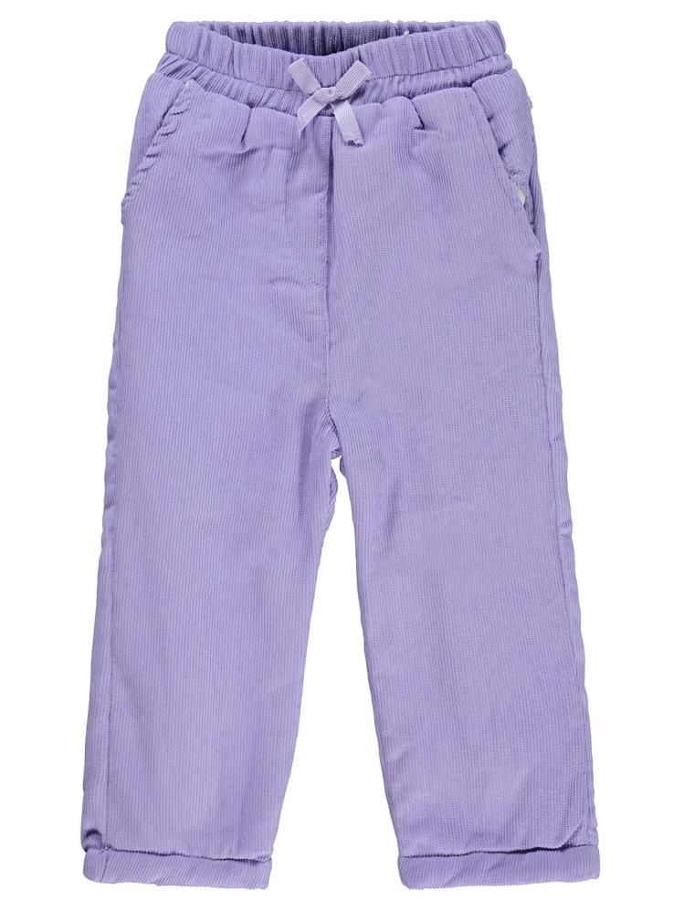 Civil Girls Basic Velsoftlu 2-5 Yaş Pantolon - Lila
