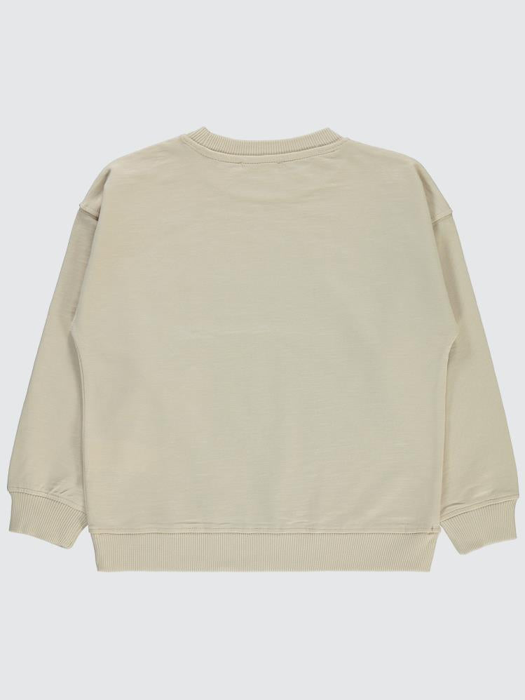 Civil Boys Smile Etiketli 2-5 Yaş Sweatshirt - Gri