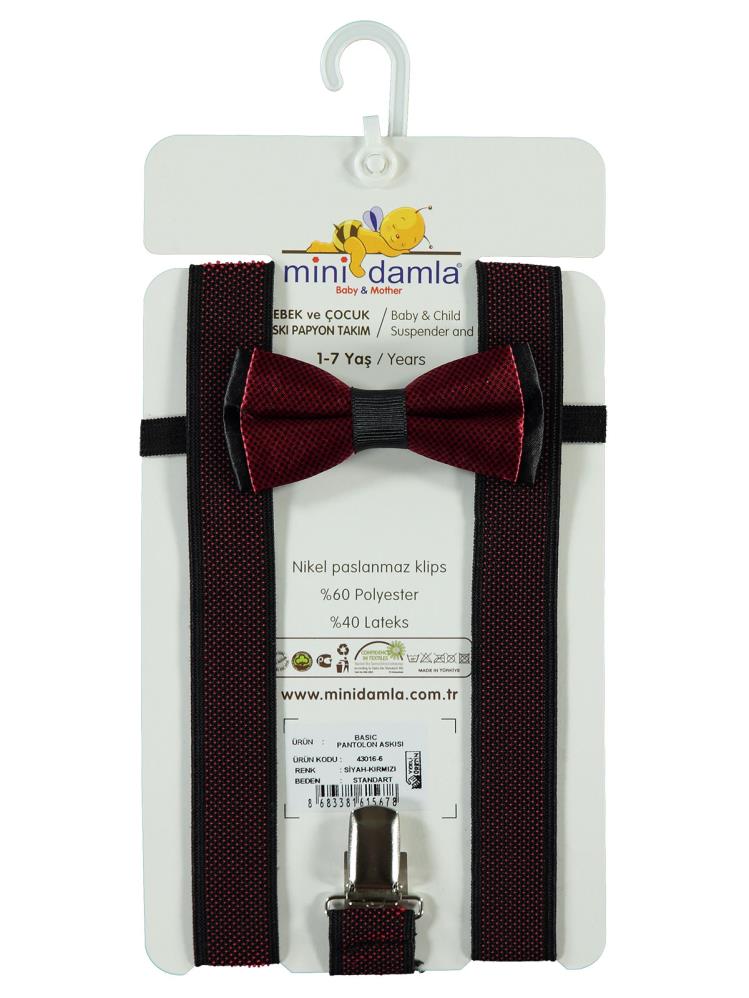 Minidamla Basic Pantolon Askısı - Siyah