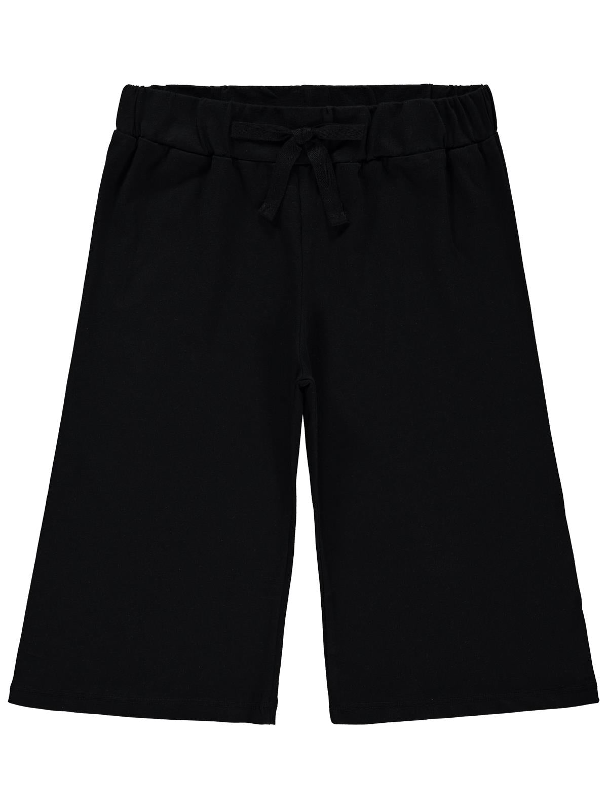 Civil Girls Düz 10-13 Yaş Kapri - Siyah