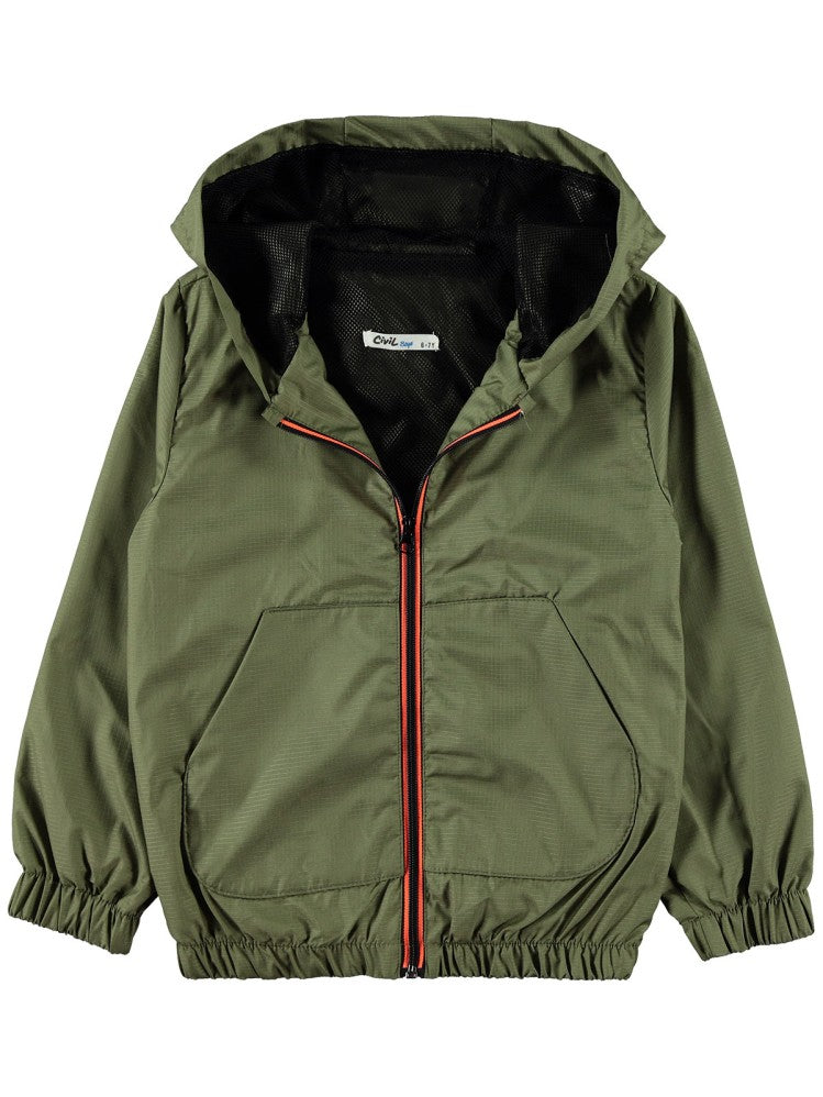 Civil Boys Basic 6-9 Yaş Yağmurluk - Haki
