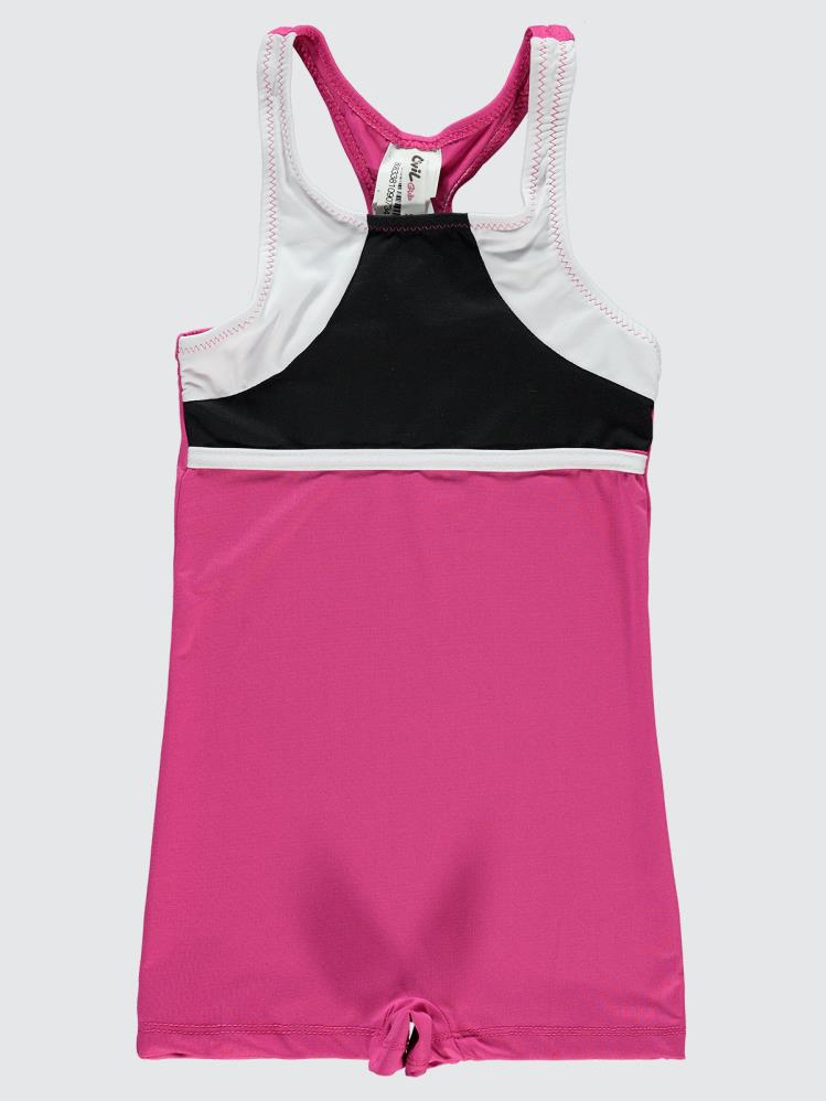 Civil Girls Yüzücü 1-13 Yaş Mayo - Pembe
