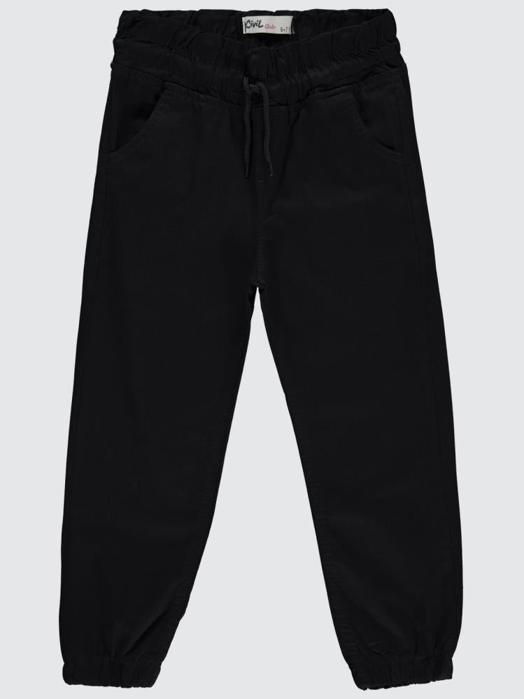 Civil Girls Jogger 10-13 Yaş Pantolon - Siyah
