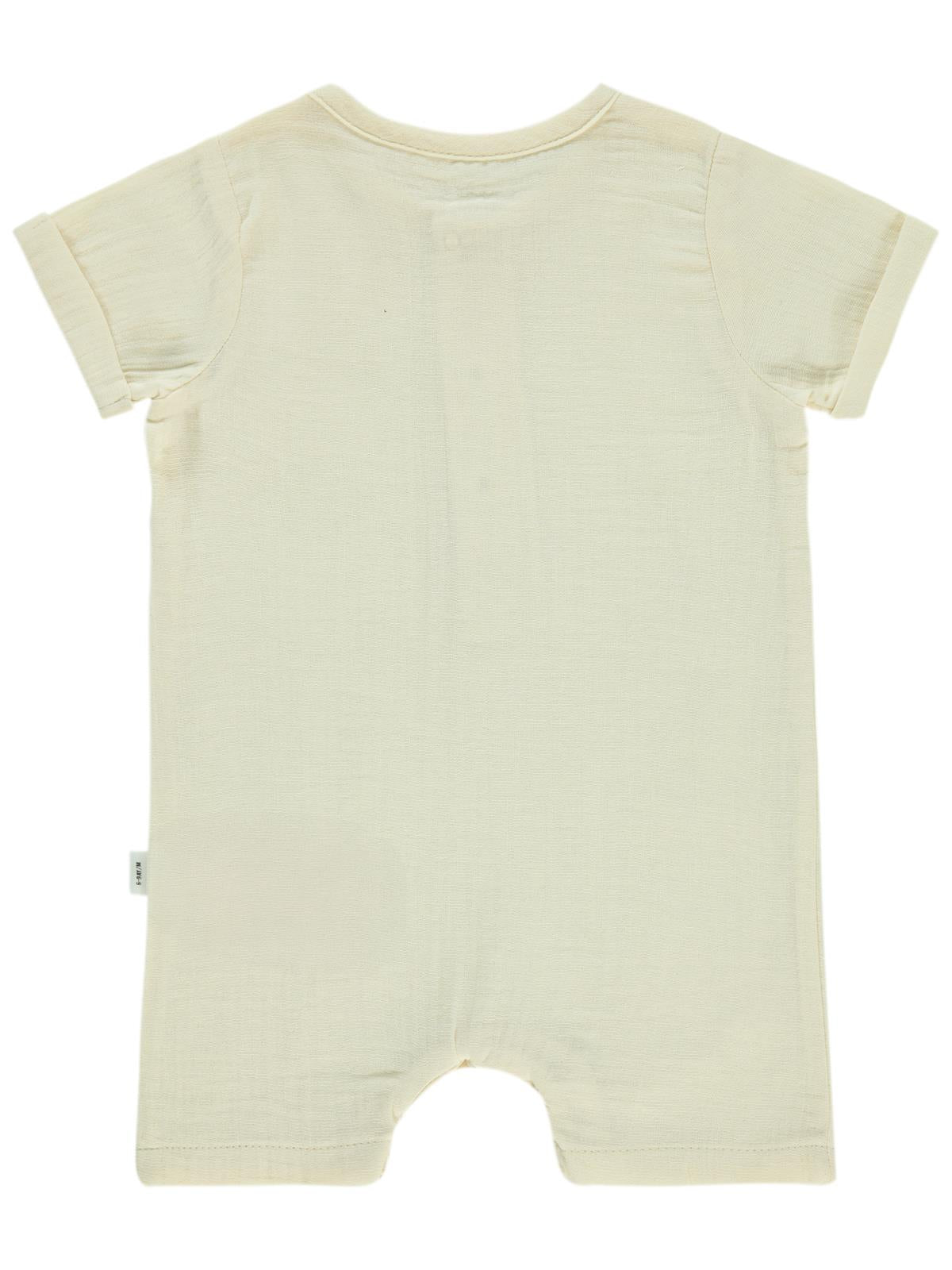Civil Baby Kıvırcık Önü Patlı Alttan Çıtçıtlı 6-18 Ay Tulum - Bej