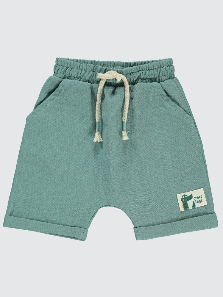 Civil Baby Düz Cepli 6-18 Ay Şort - Yeşil