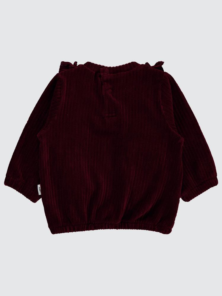 Civil Baby Basic 6-18 Ay Sweatshirt - Bordo