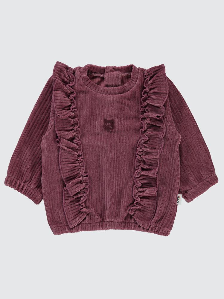 Civil Baby Basic 6-18 Ay Sweatshirt - Pembe