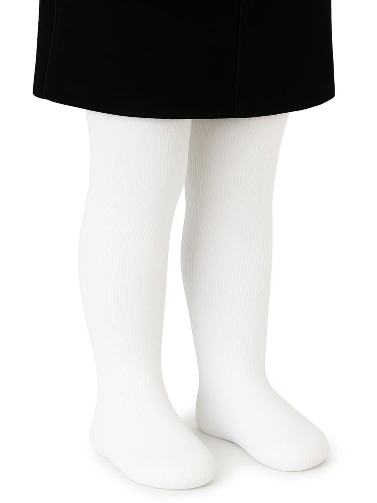 Civil Baby Düz 6-18 Ay Bebek Kız Külotlu Çorap - Beyaz