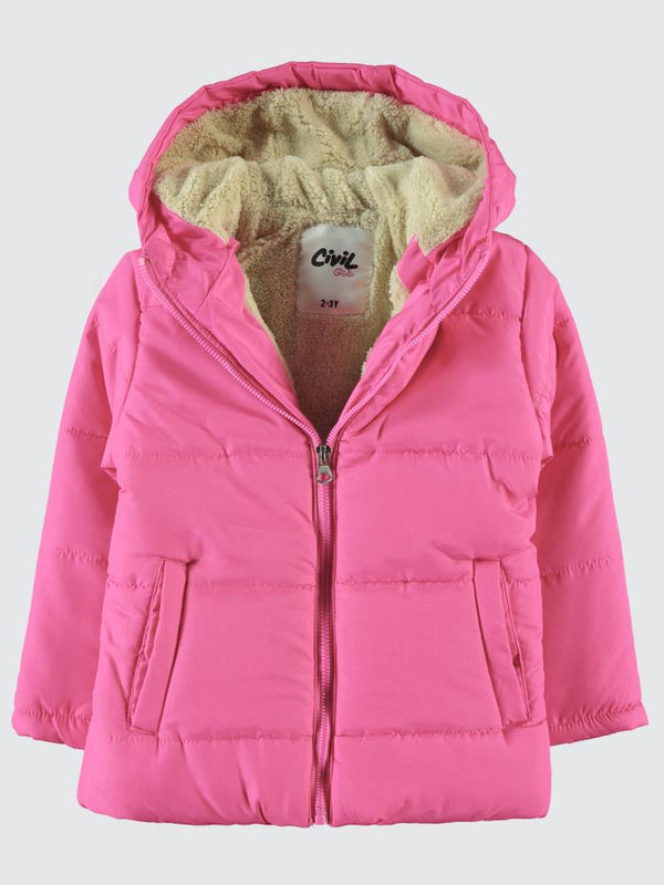 Civil Girls Basic 2-5 Yaş Mont - Pembe