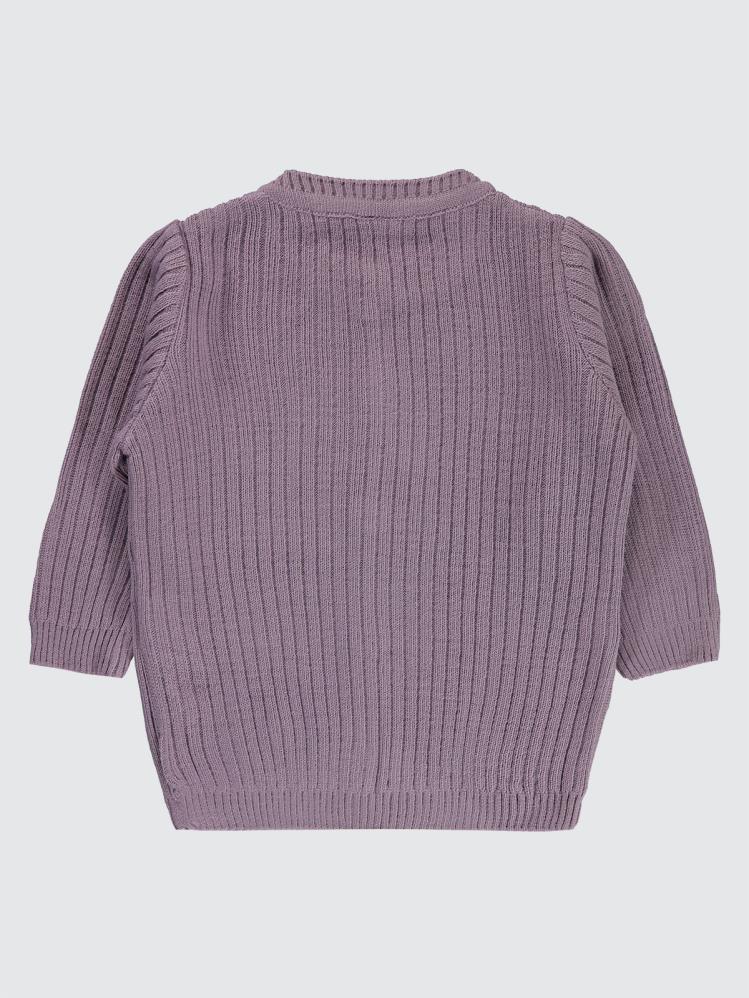Civil Baby Basic Fitilli 6-18 Ay Hırka - Lila
