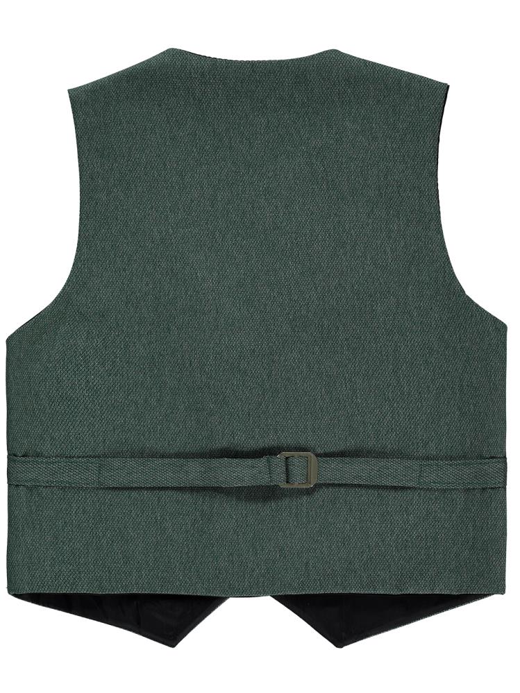 Civil Boys Klasik Armürlü 6-9 Yaş Yelek - Yeşil