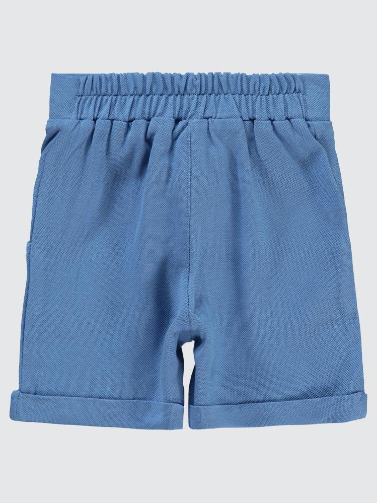 Civil Baby Süs Etiketli 6-18 Ay Şort - Mavi