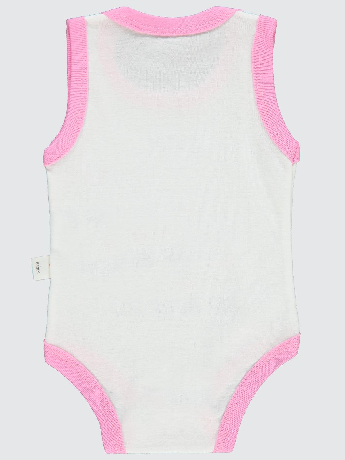 Civil Baby BEN Baskılı Sfr.Kol1-36 Ay Çıtçıtlı Badi - Pembe