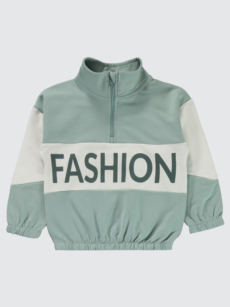 Civil Girls Fashion Baskılı 2-5 Yaş Eşofman Takımı - Yeşil