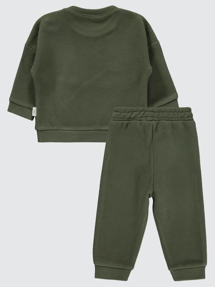 Civil Baby Little Man 6-18 Ay Takım - Haki