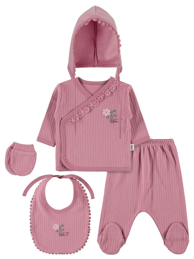 Civil Baby Winter Flower Zıbın Takımları - Pembe