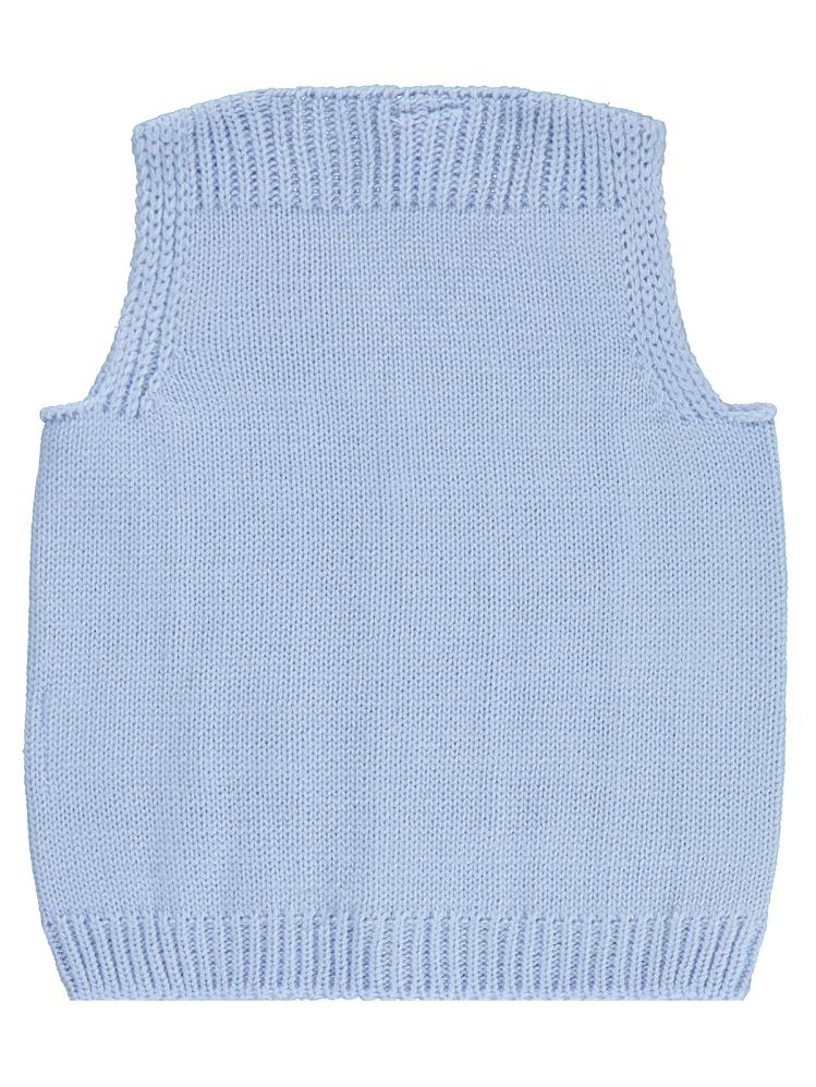 Civil Baby Saç Örgülü 3-18 Ay Yelek - Mavi