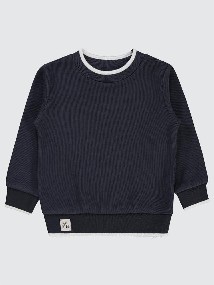 Civil Boys Cvl Etiketli 2-5 Yaş Sweatshirt - Gri