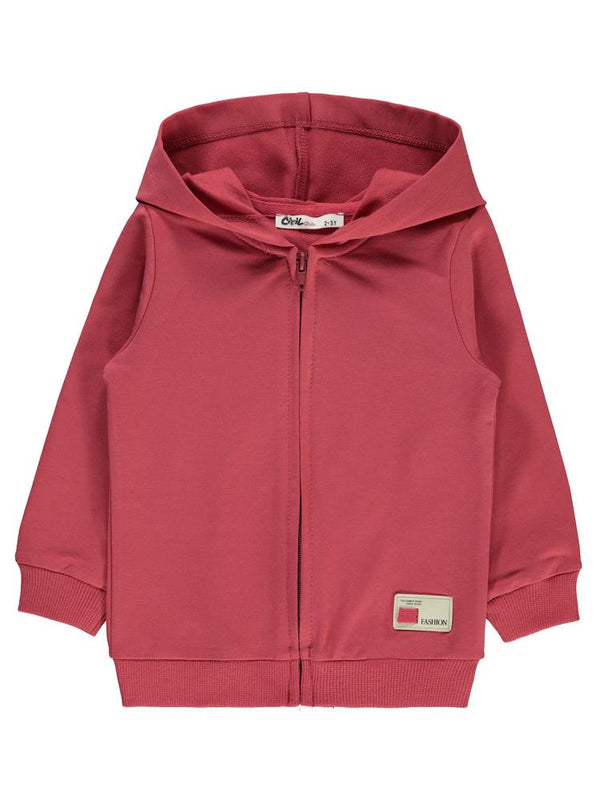 Civil Girls Basic 2-5 Yaş Hırka - Kırmızı