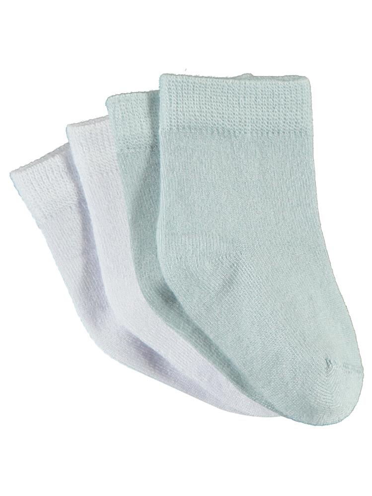 Civil Baby Bambu Organik Bebek Çorap Set - Beyaz