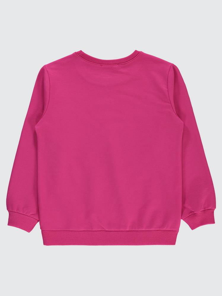 Civil Girls Basic 6-9 Yaş Sweatshirt - Fusya