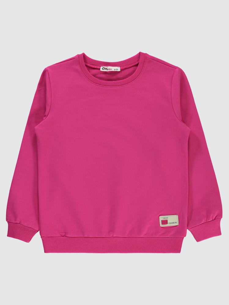 Civil Girls Basic 6-9 Yaş Sweatshirt - Fusya
