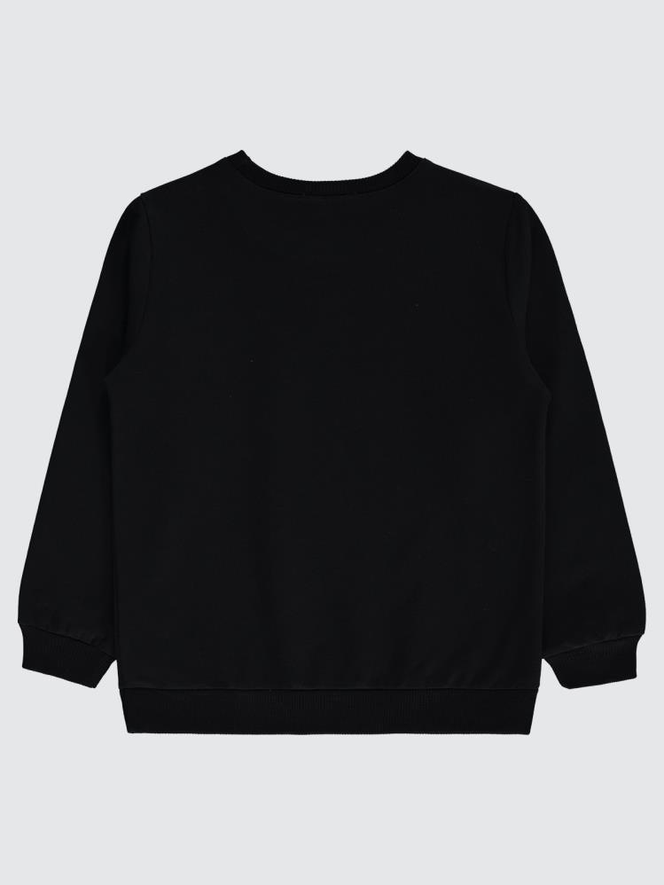Civil Girls Basic 6-9 Yaş Sweatshirt - Siyah