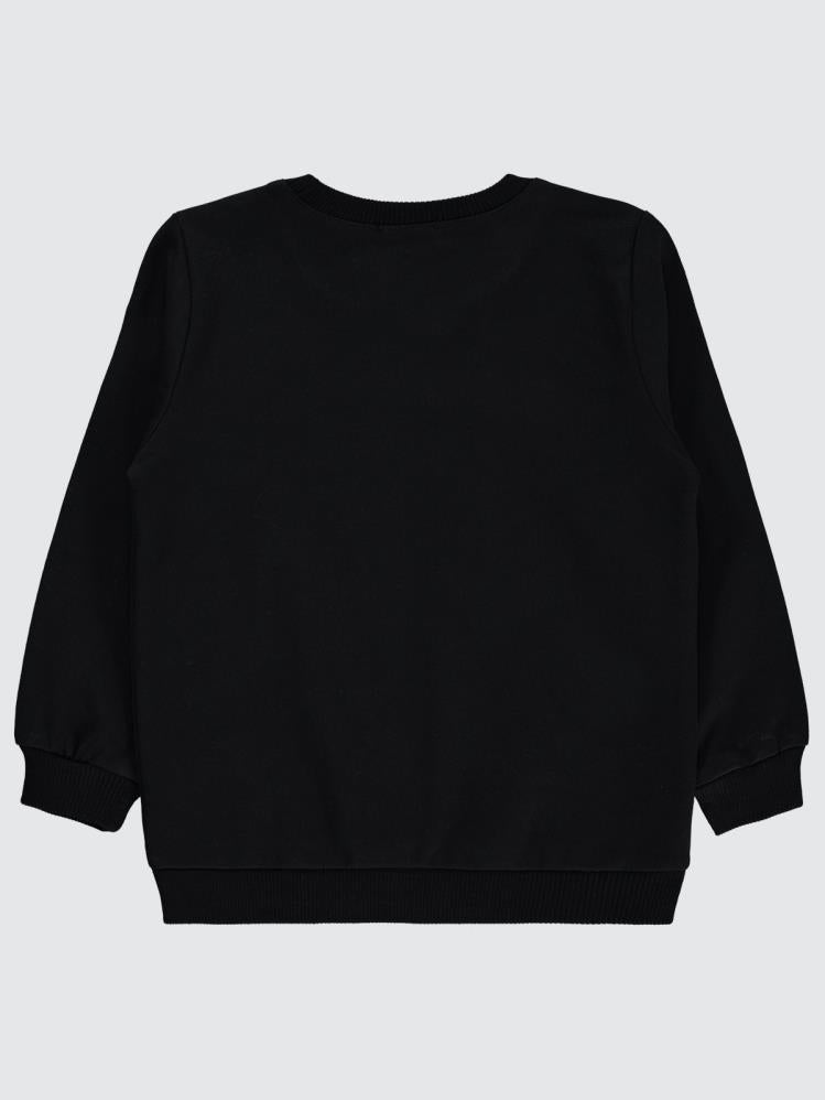 Civil Girls Basic 2-5 Yaş Sweatshirt - Siyah
