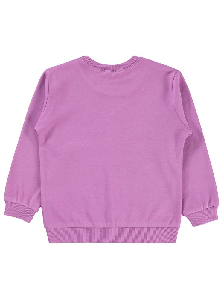 Civil Girls Friends Unicorn Baskılı 2-5 Yaş Sweatshirt - Lila