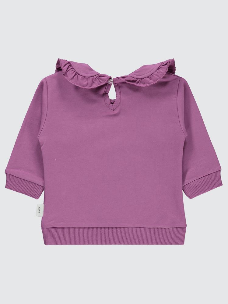 Civil Baby Düz 6-18 Ay Sweatshirt - Lila