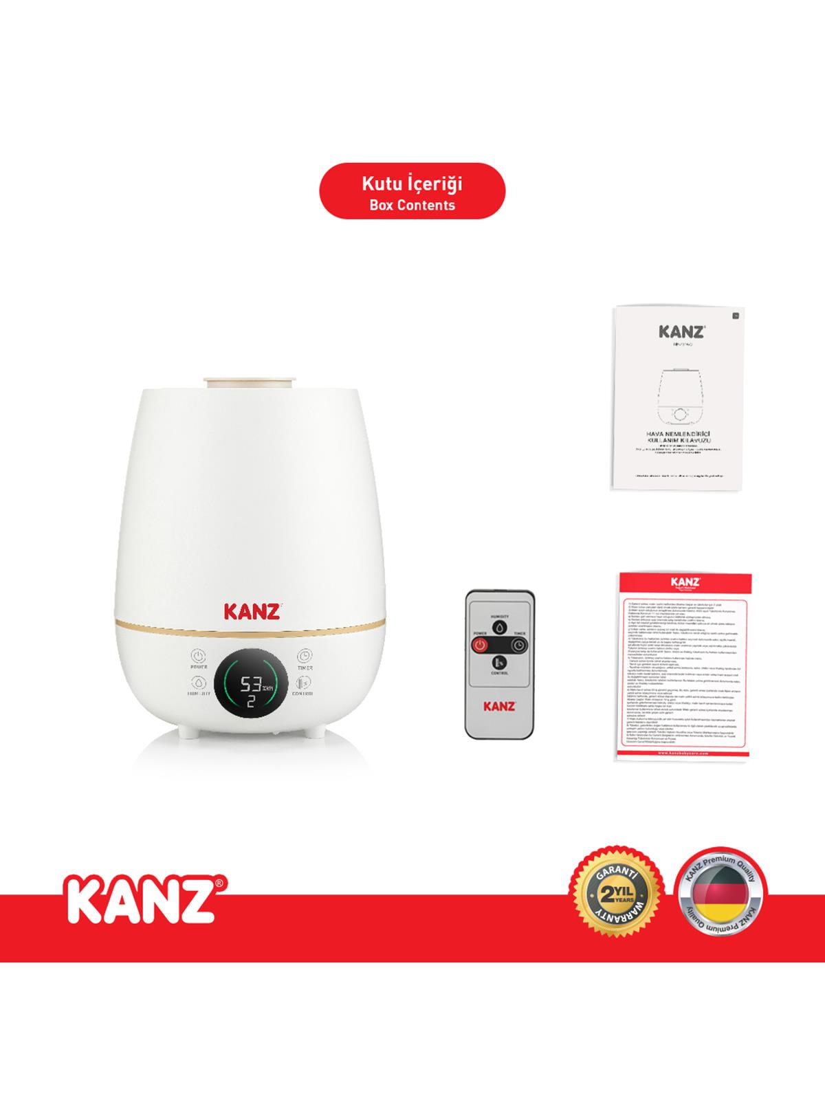 Kanz Dijital Üstten Doldurmalı Buhar Makinesi