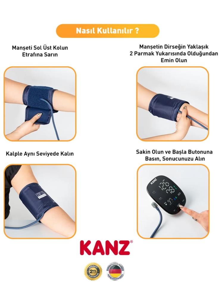 Kanz Dijital Koldan Ölçer Tansiyon Aleti