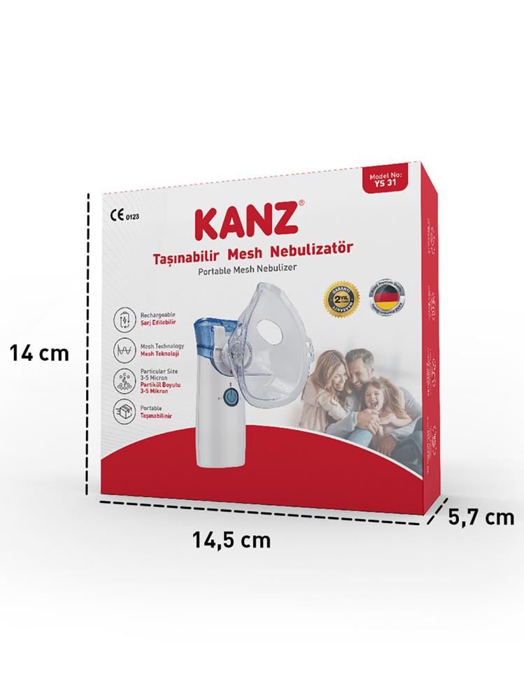 Kanz Taşınabilir Mini Mesh Nebülizatör