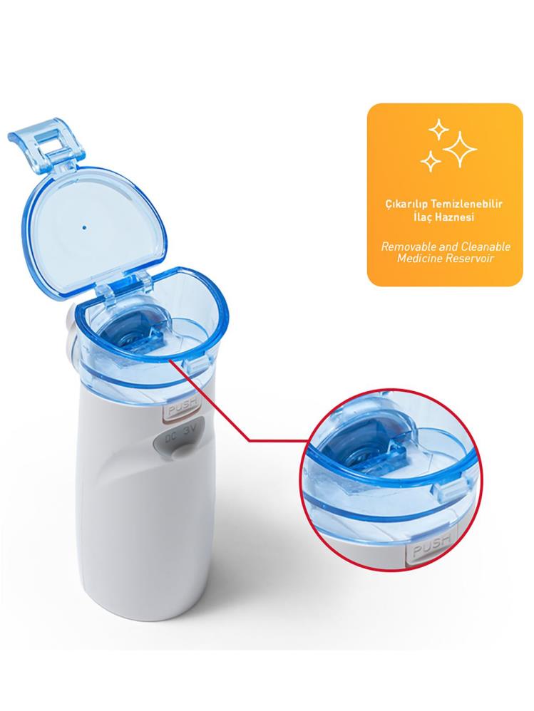 Kanz Taşınabilir Mini Mesh Nebülizatör