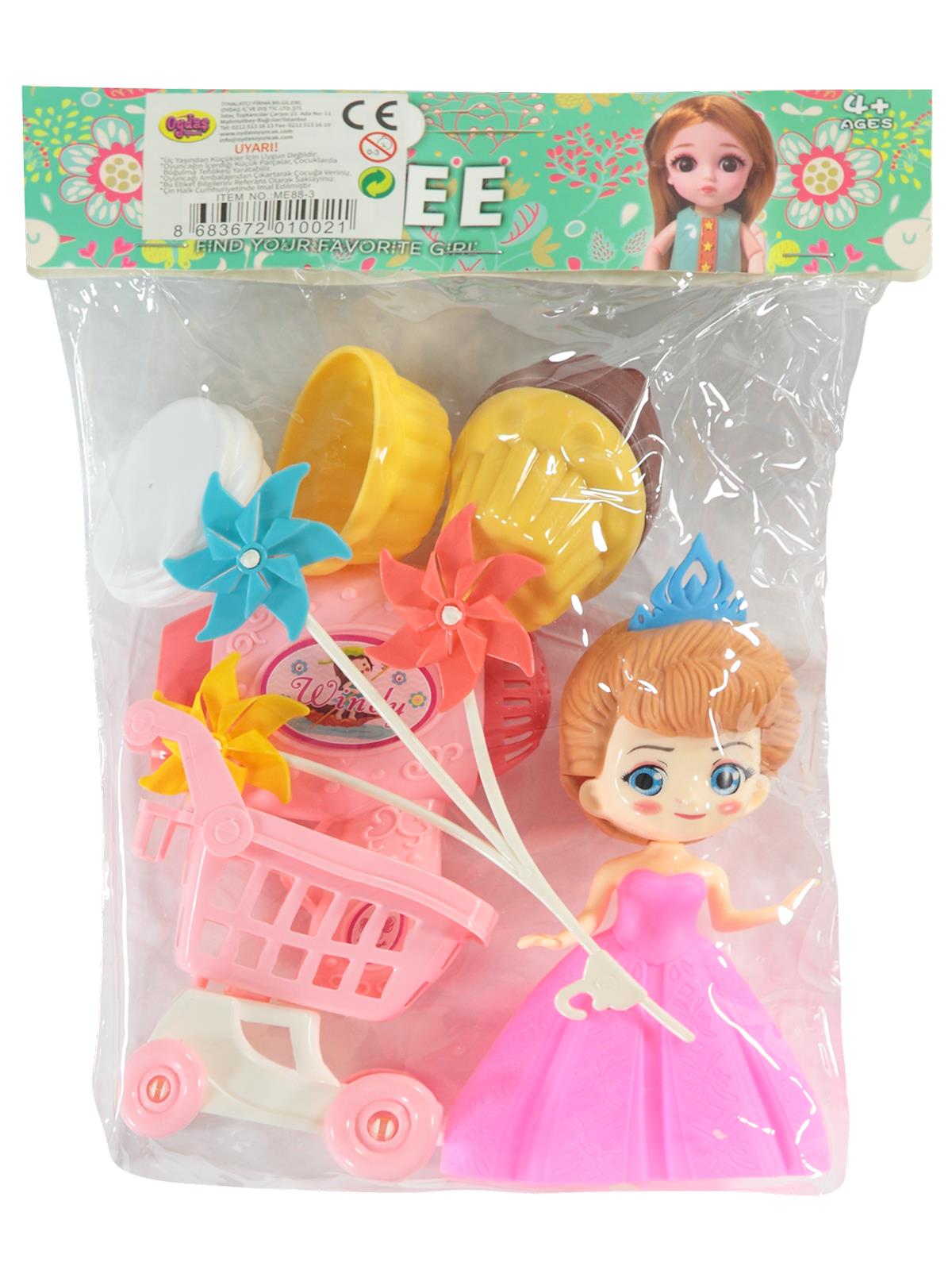 Oydaş Oyuncak Bebekli Market Arabası Oyun Seti