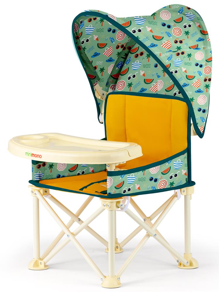Minimono Tenteli Portatif Mama Sandalyesi - Sarı
