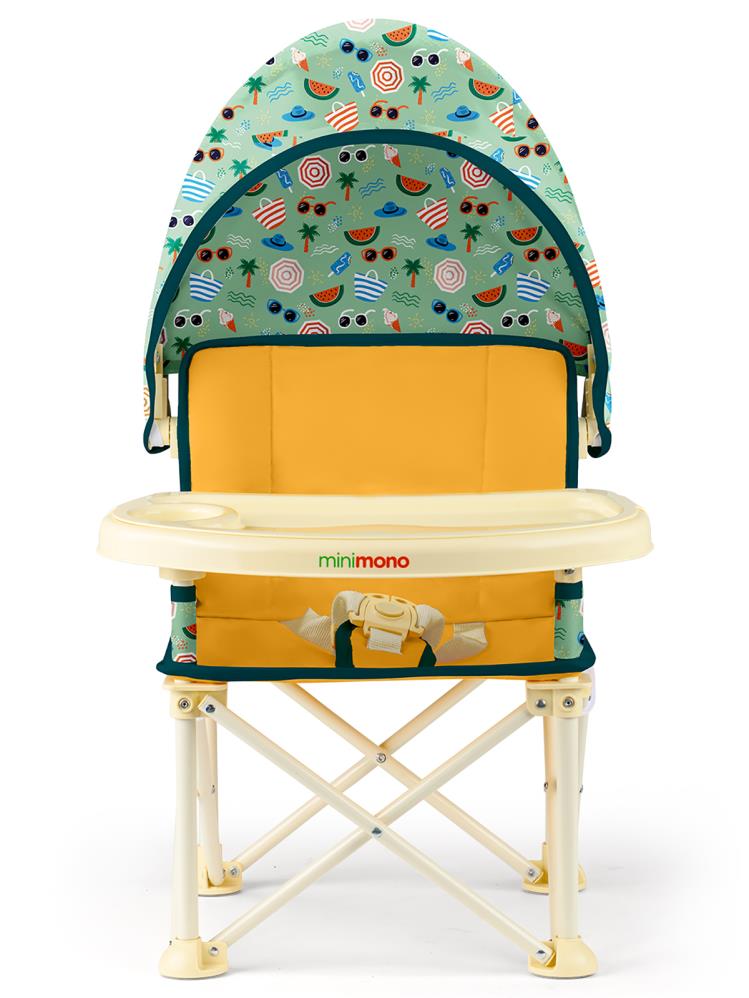 Minimono Tenteli Portatif Mama Sandalyesi - Sarı
