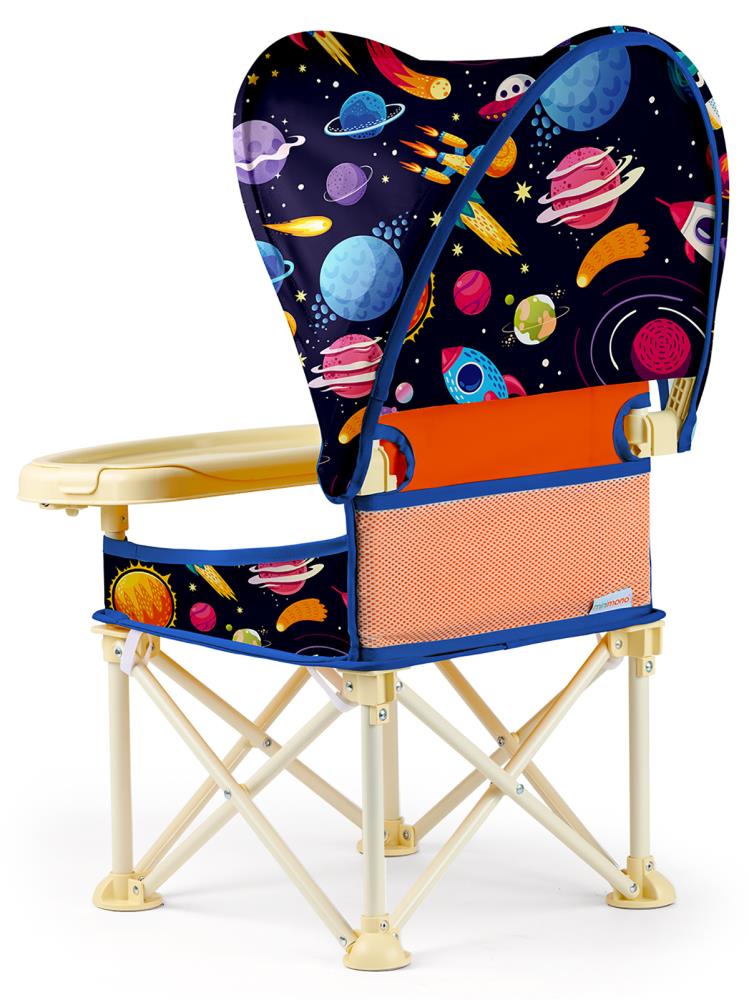 Minimono Tenteli Portatif Mama Sandalyesi - Turuncu