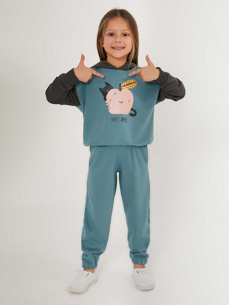 Roly Poly Kız Çocuk 2-7 Yaş Eşofman Takımı - Yeşil